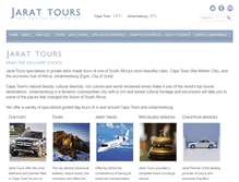 Tablet Screenshot of jarattours.co.za